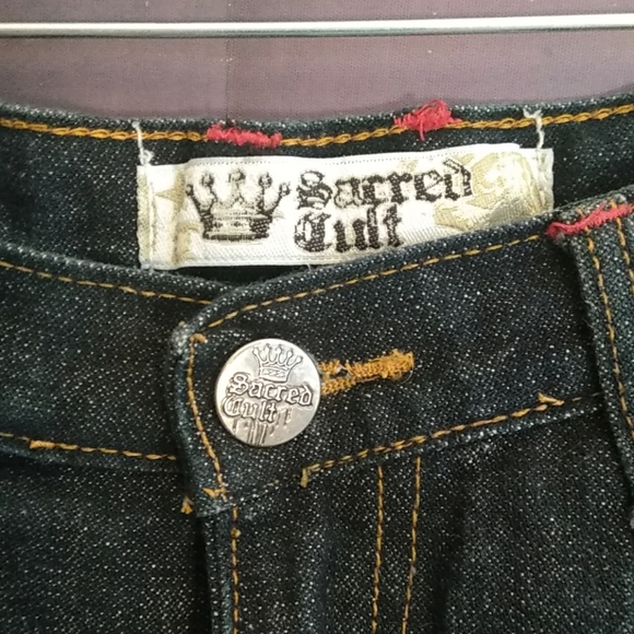 Sacred Cult jeans cut off size 36 X 12 stressed - Picture 4 of 4